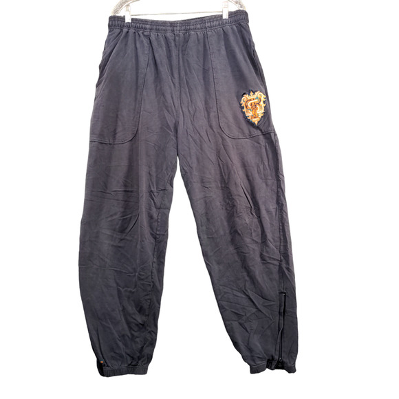Akademiks Men's Jogger Pants XXL Blue Drawstring Waist Embroidered Logo Cotton - Picture 1 of 12